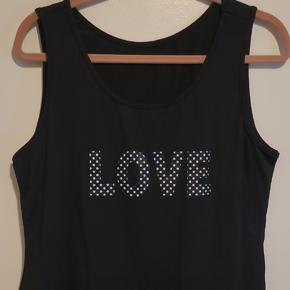 SHEIN Black Pajama Set with White Accents - Picture 6 of 6